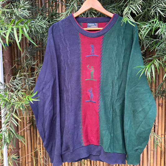 1980s Golf Sweater | Cypress Links US Men's M-L